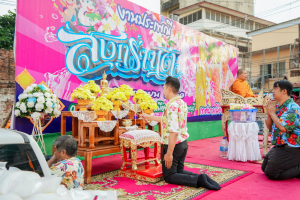 มรภ.เทพสตรี ร่วมพิธีทำบุญตักบาตรและสรงน้ำพระ เนื่องในเทศกาลสงกรานต์ ประจำปี พ.ศ. 2569
