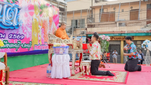 มรภ.เทพสตรี ร่วมพิธีทำบุญตักบาตรและสรงน้ำพระ เนื่องในเทศกาลสงกรานต์ ประจำปี พ.ศ. 2569
