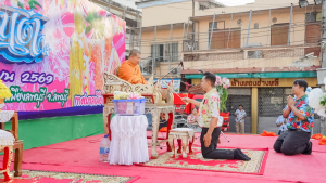 มรภ.เทพสตรี ร่วมพิธีทำบุญตักบาตรและสรงน้ำพระ เนื่องในเทศกาลสงกรานต์ ประจำปี พ.ศ. 2569