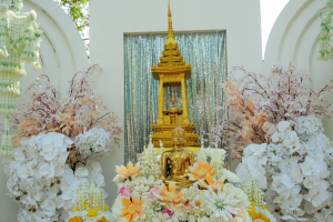 มรภ.เทพสตรี ร่วมงานประเพณีสงกรานต์ ถนนดินสอพอง ภายใต้แนวคิด ยลเสน่ห์สงกรานต์ หมู่บ้านดินสอพอง