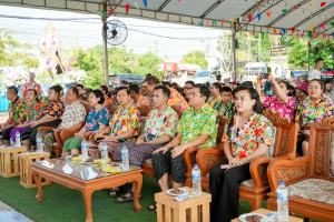 มรภ.เทพสตรี ร่วมงานประเพณีสงกรานต์ ถนนดินสอพอง ภายใต้แนวคิด ยลเสน่ห์สงกรานต์ หมู่บ้านดินสอพอง