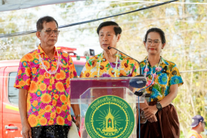 มรภ.เทพสตรี ร่วมงานประเพณีสงกรานต์ ถนนดินสอพอง ภายใต้แนวคิด ยลเสน่ห์สงกรานต์ หมู่บ้านดินสอพอง