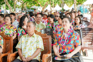 มรภ.เทพสตรี ร่วมงานประเพณีสงกรานต์ ถนนดินสอพอง ภายใต้แนวคิด ยลเสน่ห์สงกรานต์ หมู่บ้านดินสอพอง
