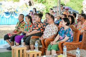มรภ.เทพสตรี ร่วมงานประเพณีสงกรานต์ ถนนดินสอพอง ภายใต้แนวคิด ยลเสน่ห์สงกรานต์ หมู่บ้านดินสอพอง