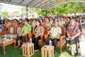 มรภ.เทพสตรี ร่วมงานประเพณีสงกรานต์ ถนนดินสอพอง ภายใต้แนวคิด ยลเสน่ห์สงกรานต์ หมู่บ้านดินสอพอง