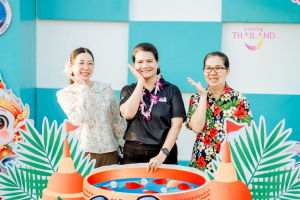อธิการบดี มรภ.เทพสตรี นำผู้บริหาร และบุคลากร ร่วมพิธีเจริญพระพุทธมนต์ และร่วมเปิดงาน Lopburi Water Festival 2569 สืบสานประเพณีสงกรานต์