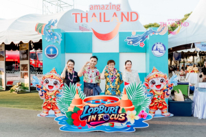 อธิการบดี มรภ.เทพสตรี นำผู้บริหาร และบุคลากร ร่วมพิธีเจริญพระพุทธมนต์ และร่วมเปิดงาน Lopburi Water Festival 2569 สืบสานประเพณีสงกรานต์