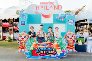 อธิการบดี มรภ.เทพสตรี นำผู้บริหาร และบุคลากร ร่วมพิธีเจริญพระพุทธมนต์ และร่วมเปิดงาน Lopburi Water Festival 2569 สืบสานประเพณีสงกรานต์