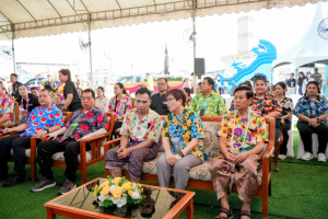 อธิการบดี มรภ.เทพสตรี นำผู้บริหาร และบุคลากร ร่วมพิธีเจริญพระพุทธมนต์ และร่วมเปิดงาน Lopburi Water Festival 2569 สืบสานประเพณีสงกรานต์