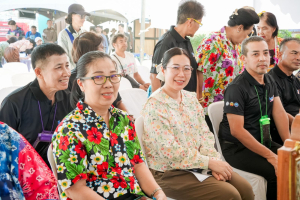 อธิการบดี มรภ.เทพสตรี นำผู้บริหาร และบุคลากร ร่วมพิธีเจริญพระพุทธมนต์ และร่วมเปิดงาน Lopburi Water Festival 2569 สืบสานประเพณีสงกรานต์