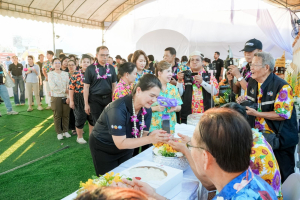 อธิการบดี มรภ.เทพสตรี นำผู้บริหาร และบุคลากร ร่วมพิธีเจริญพระพุทธมนต์ และร่วมเปิดงาน Lopburi Water Festival 2569 สืบสานประเพณีสงกรานต์