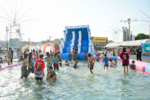อธิการบดี มรภ.เทพสตรี นำผู้บริหาร และบุคลากร ร่วมพิธีเจริญพระพุทธมนต์ และร่วมเปิดงาน Lopburi Water Festival 2569 สืบสานประเพณีสงกรานต์