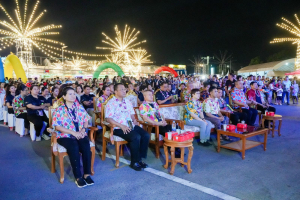 อธิการบดี มรภ.เทพสตรี นำผู้บริหาร และบุคลากร ร่วมพิธีเจริญพระพุทธมนต์ และร่วมเปิดงาน Lopburi Water Festival 2569 สืบสานประเพณีสงกรานต์