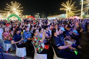 อธิการบดี มรภ.เทพสตรี นำผู้บริหาร และบุคลากร ร่วมพิธีเจริญพระพุทธมนต์ และร่วมเปิดงาน Lopburi Water Festival 2569 สืบสานประเพณีสงกรานต์