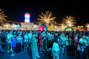 อธิการบดี มรภ.เทพสตรี นำผู้บริหาร และบุคลากร ร่วมพิธีเจริญพระพุทธมนต์ และร่วมเปิดงาน Lopburi Water Festival 2569 สืบสานประเพณีสงกรานต์