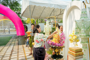 อธิการบดี มรภ.เทพสตรี ร่วมงานสืบสานประเพณีรดน้ำดำหัวขอพร เนื่องในโอกาสประเพณีวันสงกรานต์ ประจำปี พ.ศ. 2569