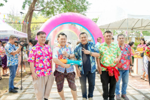 อธิการบดี มรภ.เทพสตรี ร่วมงานสืบสานประเพณีรดน้ำดำหัวขอพร เนื่องในโอกาสประเพณีวันสงกรานต์ ประจำปี พ.ศ. 2569