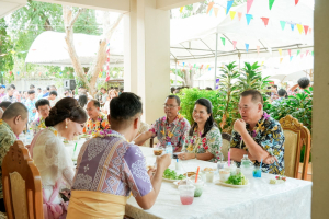 อธิการบดี มรภ.เทพสตรี ร่วมงานสืบสานประเพณีรดน้ำดำหัวขอพร เนื่องในโอกาสประเพณีวันสงกรานต์ ประจำปี พ.ศ. 2569