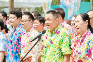 อธิการบดี มรภ.เทพสตรี ร่วมงานสืบสานประเพณีรดน้ำดำหัวขอพร เนื่องในโอกาสประเพณีวันสงกรานต์ ประจำปี พ.ศ. 2569