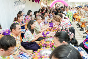 อธิการบดี มรภ.เทพสตรี ร่วมงานสืบสานประเพณีรดน้ำดำหัวขอพร เนื่องในโอกาสประเพณีวันสงกรานต์ ประจำปี พ.ศ. 2569