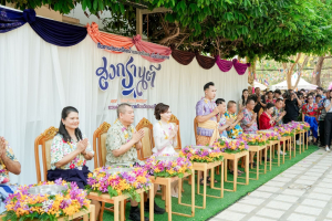 อธิการบดี มรภ.เทพสตรี ร่วมงานสืบสานประเพณีรดน้ำดำหัวขอพร เนื่องในโอกาสประเพณีวันสงกรานต์ ประจำปี พ.ศ. 2569