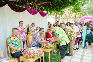 อธิการบดี มรภ.เทพสตรี ร่วมงานสืบสานประเพณีรดน้ำดำหัวขอพร เนื่องในโอกาสประเพณีวันสงกรานต์ ประจำปี พ.ศ. 2569