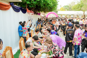 อธิการบดี มรภ.เทพสตรี ร่วมงานสืบสานประเพณีรดน้ำดำหัวขอพร เนื่องในโอกาสประเพณีวันสงกรานต์ ประจำปี พ.ศ. 2569