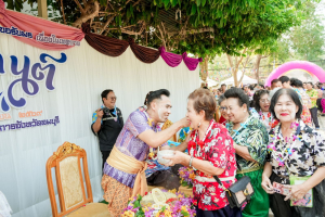 อธิการบดี มรภ.เทพสตรี ร่วมงานสืบสานประเพณีรดน้ำดำหัวขอพร เนื่องในโอกาสประเพณีวันสงกรานต์ ประจำปี พ.ศ. 2569