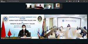 มรภ.เทพสตรี ลงนาม MOA ร่วมกับ Guangxi Talent International College สาธารณรัฐประชนจีน ยกระดับการศึกษาสู่สากลด้วยหลักสูตร 