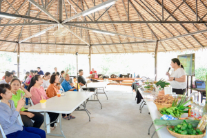 คณะวิทยาการจัดการ มรภ.เทพสตรี ลงพื้นที่ถ่ายทอดเทคโนโลยีการแปรรูปสมุนไพร เสริมสร้างรายได้แก่กลุ่มวิสาหกิจชุมชนภูมิธาราพรรณ จ.สระบุรี