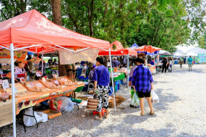 มรภ.เทพสตรี ร่วมพิธีเปิดงาน ตลาดนัดเกษตรกรสัญจร (Farmer Market) จ.ลพบุรี ครั้งที่ 1