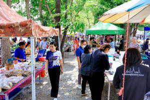 มรภ.เทพสตรี ร่วมพิธีเปิดงาน ตลาดนัดเกษตรกรสัญจร (Farmer Market) จ.ลพบุรี ครั้งที่ 1