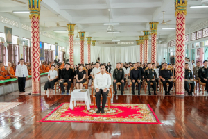 มรภ.เทพสตรี ร่วมพิธีสวดพระพุทธมนต์และเจริญจิตภาวนา อุทิศถวายพระราชกุศลแด่ สมเด็จพระนางเจ้าสิริกิติ์ พระบรมราชินีนาถ พระบรมราชชนนีพันปีหลวง ประจำเดือนเมษายน พ.ศ. 2569
