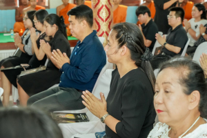 มรภ.เทพสตรี ร่วมพิธีสวดพระพุทธมนต์และเจริญจิตภาวนา อุทิศถวายพระราชกุศลแด่ สมเด็จพระนางเจ้าสิริกิติ์ พระบรมราชินีนาถ พระบรมราชชนนีพันปีหลวง ประจำเดือนเมษายน พ.ศ. 2569