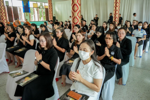 มรภ.เทพสตรี ร่วมพิธีสวดพระพุทธมนต์และเจริญจิตภาวนา อุทิศถวายพระราชกุศลแด่ สมเด็จพระนางเจ้าสิริกิติ์ พระบรมราชินีนาถ พระบรมราชชนนีพันปีหลวง ประจำเดือนเมษายน พ.ศ. 2569