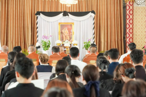 มรภ.เทพสตรี ร่วมพิธีสวดพระพุทธมนต์และเจริญจิตภาวนา อุทิศถวายพระราชกุศลแด่ สมเด็จพระนางเจ้าสิริกิติ์ พระบรมราชินีนาถ พระบรมราชชนนีพันปีหลวง ประจำเดือนเมษายน พ.ศ. 2569