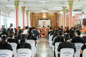 มรภ.เทพสตรี ร่วมพิธีสวดพระพุทธมนต์และเจริญจิตภาวนา อุทิศถวายพระราชกุศลแด่ สมเด็จพระนางเจ้าสิริกิติ์ พระบรมราชินีนาถ พระบรมราชชนนีพันปีหลวง ประจำเดือนเมษายน พ.ศ. 2569