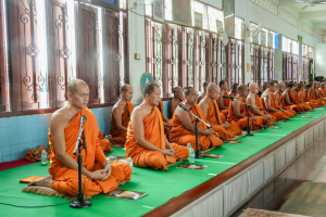 มรภ.เทพสตรี ร่วมพิธีสวดพระพุทธมนต์และเจริญจิตภาวนา อุทิศถวายพระราชกุศลแด่ สมเด็จพระนางเจ้าสิริกิติ์ พระบรมราชินีนาถ พระบรมราชชนนีพันปีหลวง ประจำเดือนเมษายน พ.ศ. 2569