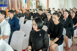 มรภ.เทพสตรี ร่วมพิธีสวดพระพุทธมนต์และเจริญจิตภาวนา อุทิศถวายพระราชกุศลแด่ สมเด็จพระนางเจ้าสิริกิติ์ พระบรมราชินีนาถ พระบรมราชชนนีพันปีหลวง ประจำเดือนเมษายน พ.ศ. 2569