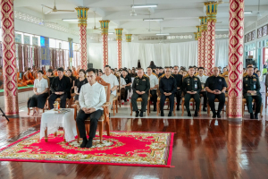 มรภ.เทพสตรี ร่วมพิธีสวดพระพุทธมนต์และเจริญจิตภาวนา อุทิศถวายพระราชกุศลแด่ สมเด็จพระนางเจ้าสิริกิติ์ พระบรมราชินีนาถ พระบรมราชชนนีพันปีหลวง ประจำเดือนเมษายน พ.ศ. 2569