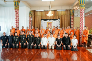 มรภ.เทพสตรี ร่วมพิธีสวดพระพุทธมนต์และเจริญจิตภาวนา อุทิศถวายพระราชกุศลแด่ สมเด็จพระนางเจ้าสิริกิติ์ พระบรมราชินีนาถ พระบรมราชชนนีพันปีหลวง ประจำเดือนเมษายน พ.ศ. 2569