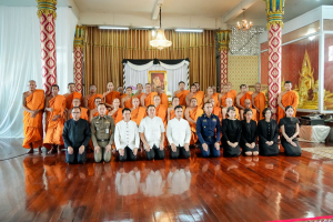 มรภ.เทพสตรี ร่วมพิธีสวดพระพุทธมนต์และเจริญจิตภาวนา อุทิศถวายพระราชกุศลแด่ สมเด็จพระนางเจ้าสิริกิติ์ พระบรมราชินีนาถ พระบรมราชชนนีพันปีหลวง ประจำเดือนเมษายน พ.ศ. 2569