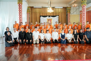 มรภ.เทพสตรี ร่วมพิธีสวดพระพุทธมนต์และเจริญจิตภาวนา อุทิศถวายพระราชกุศลแด่ สมเด็จพระนางเจ้าสิริกิติ์ พระบรมราชินีนาถ พระบรมราชชนนีพันปีหลวง ประจำเดือนเมษายน พ.ศ. 2569
