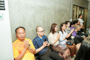 สำนักศิลปะและวัฒนธรรม มรภ.เทพสตรี จัดพิธีทำบุญถวายภัตตาหารเพลแด่พระภิกษุสงฆ์ เนื่องในเทศกาลสงกรานต์