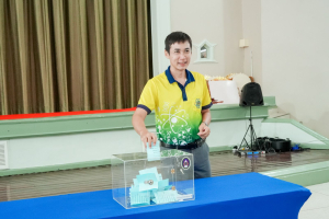 มรภ.เทพสตรี จัดแสดงวิสัยทัศน์และลงคะแนนหยั่งเสียงผู้มีสิทธิเข้ารับการสรรหาเป็นคณบดีคณะวิทยาศาสตร์และเทคโนโลยี