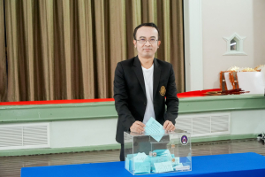 มรภ.เทพสตรี จัดแสดงวิสัยทัศน์และลงคะแนนหยั่งเสียงผู้มีสิทธิเข้ารับการสรรหาเป็นคณบดีคณะวิทยาศาสตร์และเทคโนโลยี