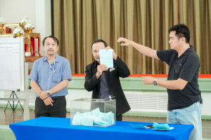 มรภ.เทพสตรี จัดแสดงวิสัยทัศน์และลงคะแนนหยั่งเสียงผู้มีสิทธิเข้ารับการสรรหาเป็นคณบดีคณะวิทยาศาสตร์และเทคโนโลยี