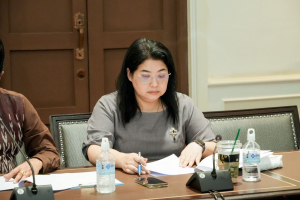 การประชุม คกก.พิจารณาคัดเลือกผู้เข้าร่วมโครงการจำหน่ายสินค้าและบริการภายใน มรภ.เทพสตรี ครั้งที่ 2/2569