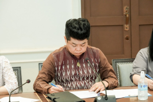 การประชุม คกก.พิจารณาคัดเลือกผู้เข้าร่วมโครงการจำหน่ายสินค้าและบริการภายใน มรภ.เทพสตรี ครั้งที่ 2/2569