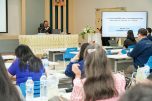 คณะวิทยาการจัดการ ร่วมกับ กองนโยบายและแผน มรภ.เทพสตรี จัดอบรมเชิงปฏิบัติการหลักสูตร SROI มุ่งยกระดับการวัดผลกระทบทางสังคมสู่การพัฒนาท้องถิ่นอย่างยั่งยืน